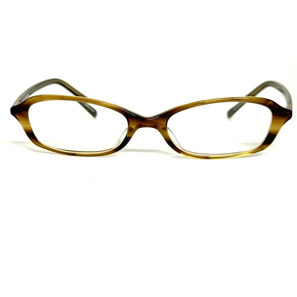 Bulova Aurora Eyeglasses Demi Sand Brown Tortoise Oval Frames 51-18-140 23612